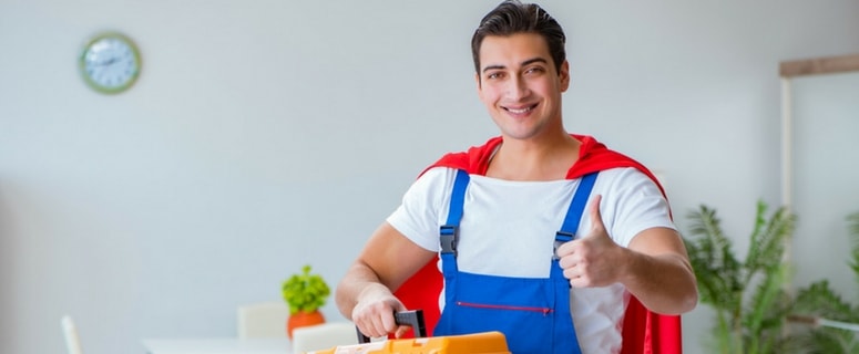 clean water superhero plumber