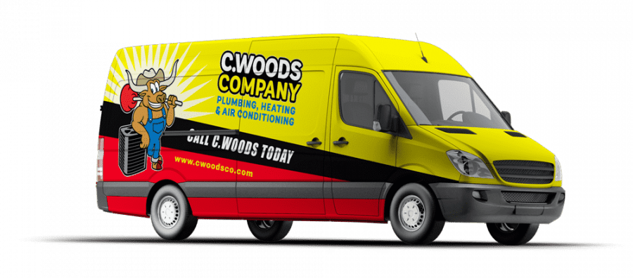C. Woods Company service truck