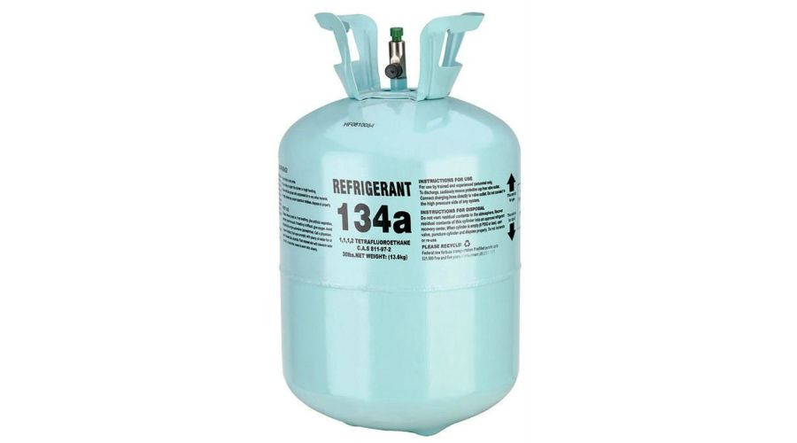 A 134a refrigerant can. Call C. Woods Company in Tyler, TX for heating and cooling needs