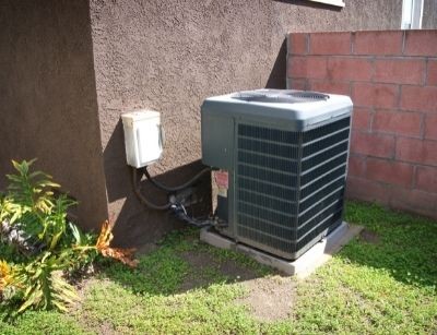 An AC unit installed by C. Woods Company outside a home in Tyler, TX